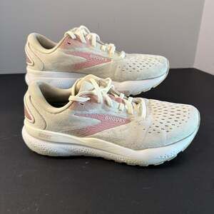 Brooks Ghost 16 Women's Running Shoes Cream Pink Size 7